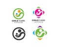 Adoption,community and social care Logo template vecto