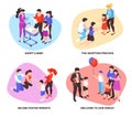 Adoption Isometric Concept