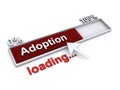 Adoption loading sign