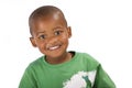 Adorable 3 year old black or African American boy Royalty Free Stock Photo