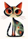 Adorable Adventures of a Spotted Kitty: A Whimsical Portrait in