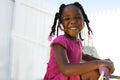 Adorable african american girl Royalty Free Stock Photo