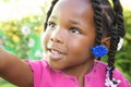 Adorable african american girl Royalty Free Stock Photo