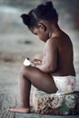 Adorable african baby Royalty Free Stock Photo