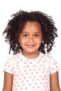 Adorable african little girl with beautiful hairst