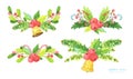 2020, adorable, animal, art, banner, bell, berry, blue, branch, bright, calendar, candy, card, celebration, character, christmas,