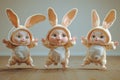 Adorable Animated Characters as Bunnies.
