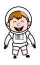 Adorable Astronaut cartoon