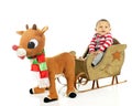 Ready for a Rudolph Ride Royalty Free Stock Photo