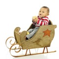 My Special Christmas Seat Royalty Free Stock Photo