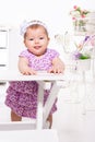 Adorable baby girl Royalty Free Stock Photo