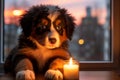 Adorable Bernese Mountain Puppy Captivates Hearts While Sitting Pretty