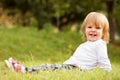 Adorable blonde little girl Royalty Free Stock Photo