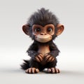 High-quality 3d Bonobo In Fantasy Style For Unreal Engine