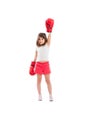 Adorable boxer girl champion