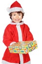 Adorable boy in christmas Royalty Free Stock Photo