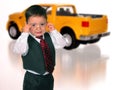 Adorable Boy in Suit (Car Salesman)