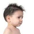 Adorable Boy With Upset Expression Royalty Free Stock Photo