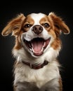 Adorable canine with hilarious and expressive close-up - funny dog portrait for lighthearted moments Royalty Free Stock Photo