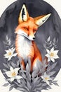 Adorable Cartoon Fox Art