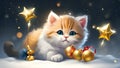 Adorable Cats Celebrate New Years