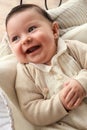 Adorable Cheerful baby of four months