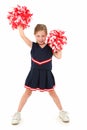 Adorable Cheerleader Royalty Free Stock Photo
