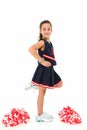 Adorable Cheerleader Royalty Free Stock Photo