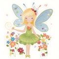 Adorable fairy magic Royalty Free Stock Photo