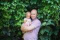 Adorable father and daughter have fun together Royalty Free Stock Photo