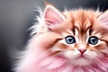 A pink kitten Royalty Free Stock Photo