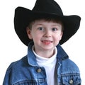 Adorable Four Year Old Cowboy Hat Royalty Free Stock Photo