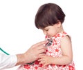 Adorable girl in a medical examination