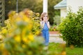 Adorable girl portrait outdoors Royalty Free Stock Photo