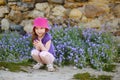 Adorable girl portrait outdoors Royalty Free Stock Photo