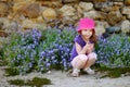 Adorable girl portrait outdoors Royalty Free Stock Photo