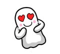 Adorable Happy Ghost in Love