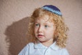Adorable Jewish child