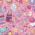 Adorable Kawaii School Supplies - Teddy Bear Faces Edition