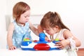 Adorable kids playing