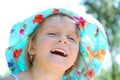 Adorable laughing little girl Royalty Free Stock Photo