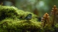 Shamrock Bird In A Mossy Forest