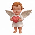 Adorable little cupid, Valentine\'s Day Royalty Free Stock Photo