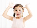 little girl with kitty painted face Royalty Free Stock Photo