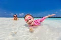Little girl on vacation Royalty Free Stock Photo