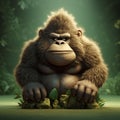 Adorable Little King Kong Animation