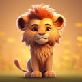 Adorable Little Lion Animation