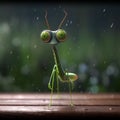 Adorable Little Praying Mantis Animation