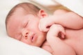 Adorable New born baby sleep Royalty Free Stock Photo