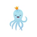 Adorable octopus character